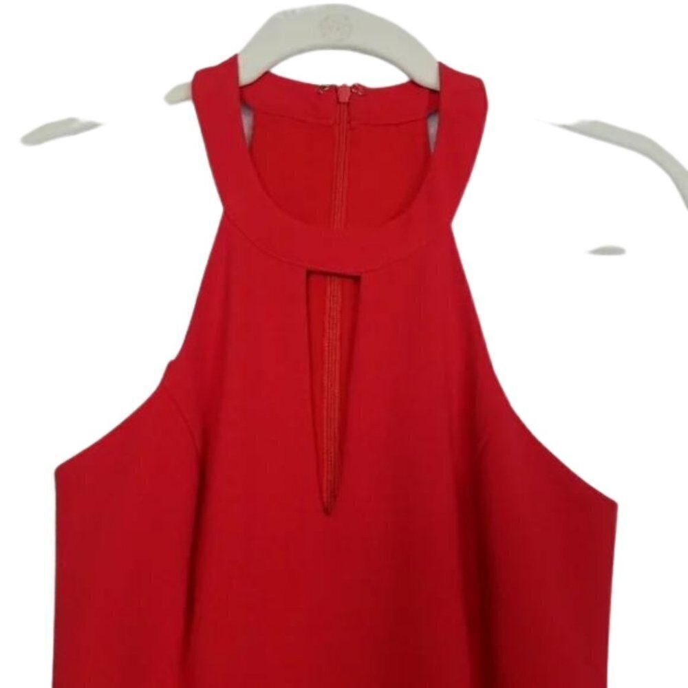 J.O.A. Red Halter Midi Dress - Picture 6 of 8